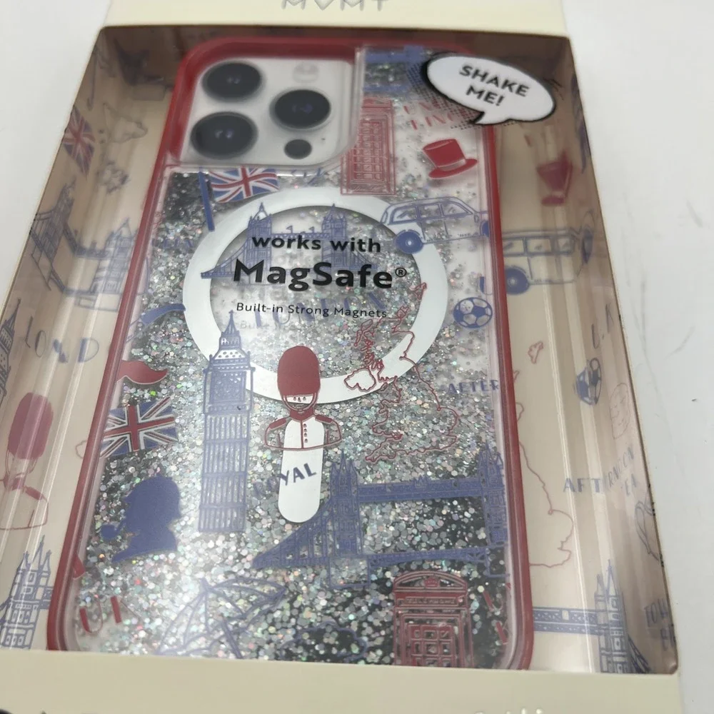 MVMT London & Confetti Liquid Glitter Magnetic Case Iphone 14 Pro Max NEW‎